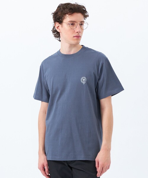 MACKINTOSH PHILOSOPHY(マッキントッシュ フィロソフィー)の「【WEB&一部店舗限定】5.6oz 天竺 エンブレムプリント 半袖Tシャツ(Tシャツ/カットソー・メンズ・ホワイト/ブルー/ブラック・40/36/42/38)」の3枚目の写真