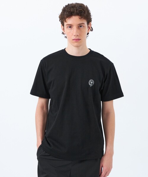 MACKINTOSH PHILOSOPHY(マッキントッシュ フィロソフィー)の「【WEB&一部店舗限定】5.6oz 天竺 エンブレムプリント 半袖Tシャツ(Tシャツ/カットソー・メンズ・ホワイト/ブルー/ブラック・40/36/42/38)」の2枚目の写真