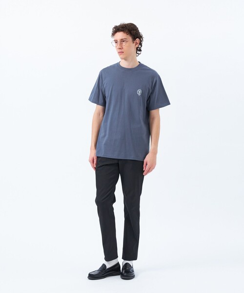 MACKINTOSH PHILOSOPHY(マッキントッシュ フィロソフィー)の「【WEB&一部店舗限定】5.6oz 天竺 エンブレムプリント 半袖Tシャツ(Tシャツ/カットソー・メンズ・ホワイト/ブルー/ブラック・40/36/42/38)」の8枚目の写真