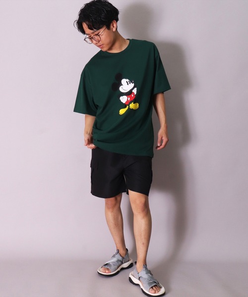 BAYBLO（ベイブロ）の「(DV)ポリエステル タフタ カーゴ ショートパンツ（カーゴパンツ・メンズ・ネイビー/グレー/ブラック/オリーブ/ブルーグリーン・M/L/XL）」の21枚目の写真