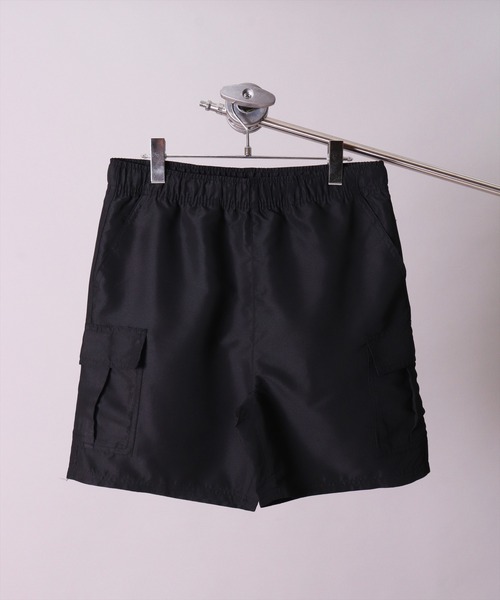 BAYBLO（ベイブロ）の「(DV)ポリエステル タフタ カーゴ ショートパンツ（カーゴパンツ・メンズ・ネイビー/グレー/ブラック/オリーブ/ブルーグリーン・M/L/XL）」の9枚目の写真