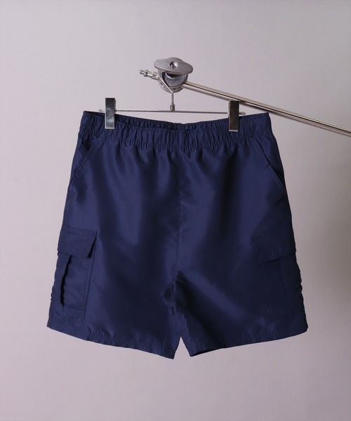 BAYBLO（ベイブロ）の「(DV)ポリエステル タフタ カーゴ ショートパンツ（カーゴパンツ・メンズ・ネイビー/グレー/ブラック/オリーブ/ブルーグリーン・M/L/XL）」の12枚目の写真