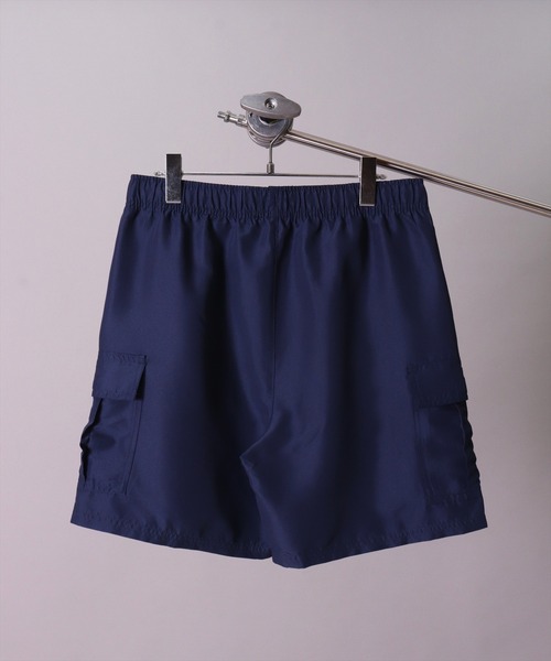 BAYBLO（ベイブロ）の「(DV)ポリエステル タフタ カーゴ ショートパンツ（カーゴパンツ・メンズ・ネイビー/グレー/ブラック/オリーブ/ブルーグリーン・M/L/XL）」の13枚目の写真