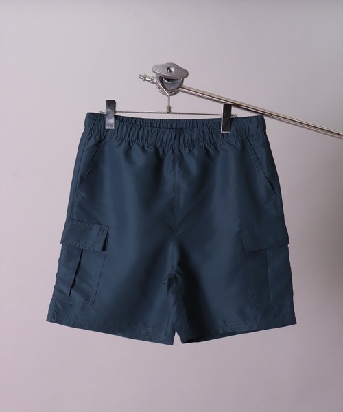 BAYBLO（ベイブロ）の「(DV)ポリエステル タフタ カーゴ ショートパンツ（カーゴパンツ・メンズ・ネイビー/グレー/ブラック/オリーブ/ブルーグリーン・M/L/XL）」の14枚目の写真