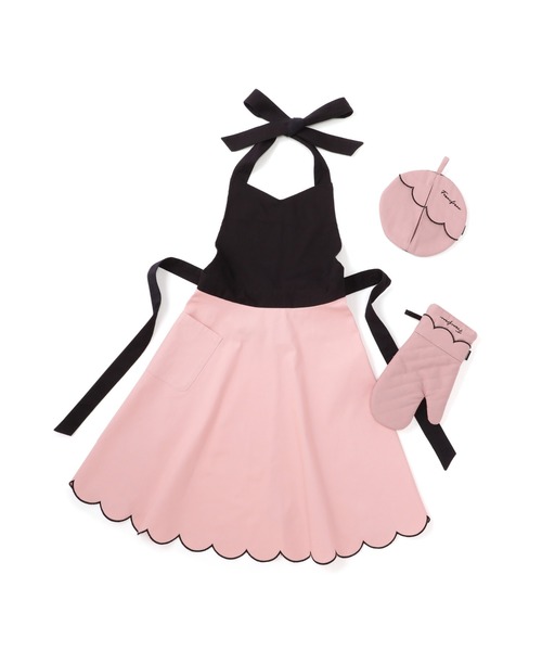 サンダーバニー　ピンク　エプロン　美品 作業服・作業用品 パイピングエプロン アイトスAITOZ 861370