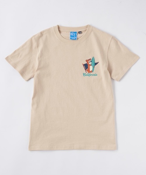 Ocean Pacific（オーシャンパシフィック）の「【OP/オーピー】キッズキャラクターＴシャツ　バックプリント（Tシャツ/カットソー・キッズ・ネイビー/ベージュ/ホワイト・160/150/140/130/120）」の7枚目の写真