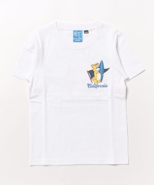Ocean Pacific（オーシャンパシフィック）の「【OP/オーピー】キッズキャラクターＴシャツ　バックプリント（Tシャツ/カットソー・キッズ・ネイビー/ベージュ/ホワイト・160/150/140/130/120）」の13枚目の写真