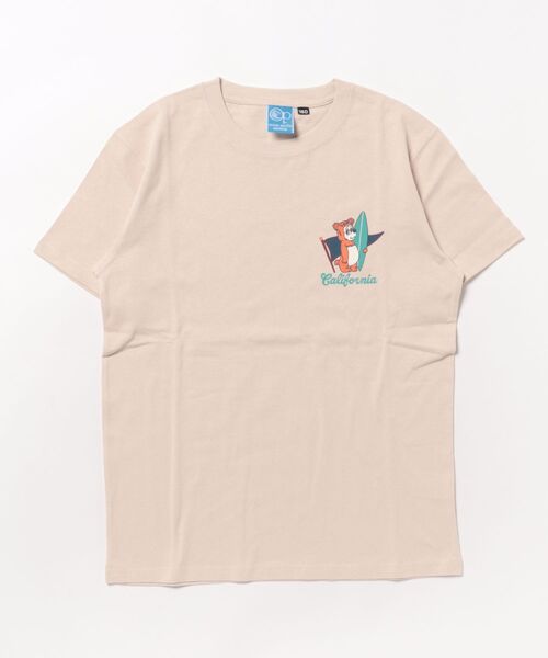 新品　男性ブランコ　オリジナルTシャツ　完売商品　バッグプリント　ベージュ　XL セール】25SS【新柄追加】【RED CAP GIRL】バックプリント