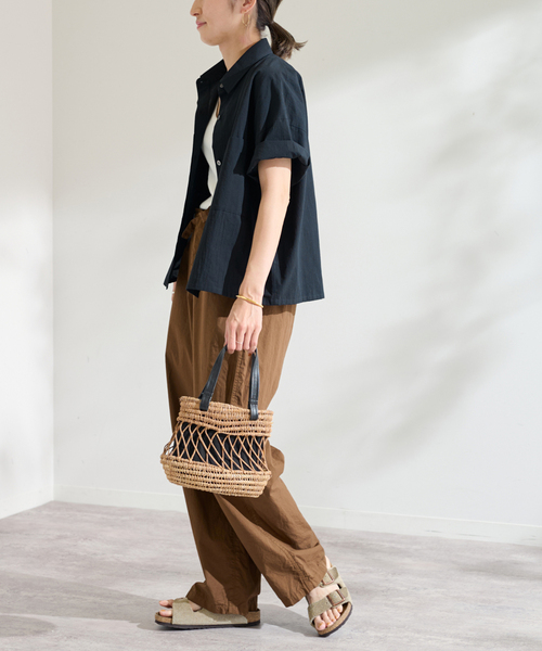 FRAMeWORK（フレームワーク）の「≪追加≫TARANGO basketバッグ（かごバッグ・レディース・ブラック・FREE）」の9枚目の写真