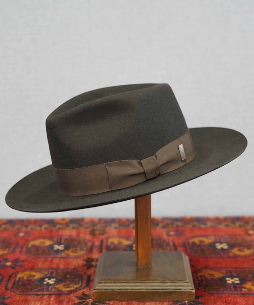 MRFATMAN（ミスターファットマン）の「BIRDSEYE WOOL（ハット・メンズ・ブラック/ワインレッド/アイボリー/モスグリーン/ブラウン/グレー・M/L/XL）」の5枚目の写真