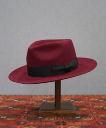 Mr.FATMAN◆ハット/L/ウール/BRW/無地/メンズ ミスターファットマン ウールクラシック レザー