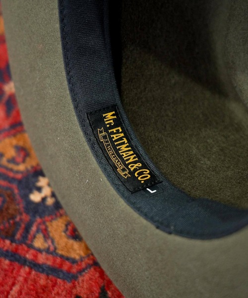 MRFATMAN（ミスターファットマン）の「BIRDSEYE WOOL（ハット・メンズ・ブラック/ワインレッド/アイボリー/モスグリーン/ブラウン/グレー・M/L/XL）」の20枚目の写真