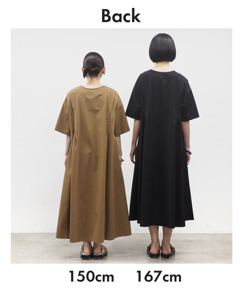 ear PAPILLONNER(イアパピヨネ)の「NEW前後ワンピース【SUM1 STYLE(スミスタイル)】(ワンピース・レディース・グリーン/パープル/モカ/ブラック/ブラウン/グリーン系その他/ブルー・FREE)」の10枚目の写真