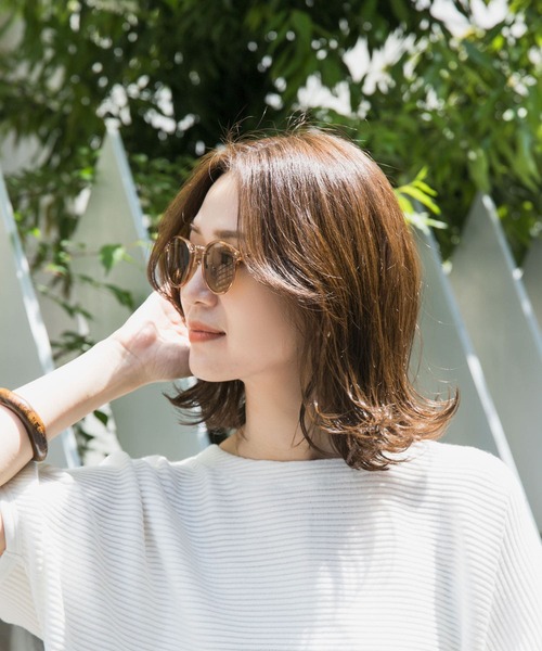 URBAN RESEARCH DOORS（アーバンリサーチドアーズ）の「ボストンサングラス（メガネ・レディース・ライトブラウン/ライトグレー・ONE）」の5枚目の写真