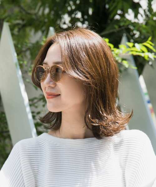 URBAN RESEARCH DOORS（アーバンリサーチドアーズ）の「ボストンサングラス（メガネ・レディース・ライトブラウン/ライトグレー・ONE）」の6枚目の写真