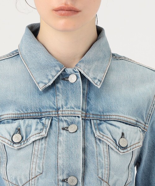 ACNE(アクネ)の「Acne Studios FN-WN-OUTW000912 デニムジャケット(デニムジャケット・レディース・ブルー・34)」の6枚目の写真