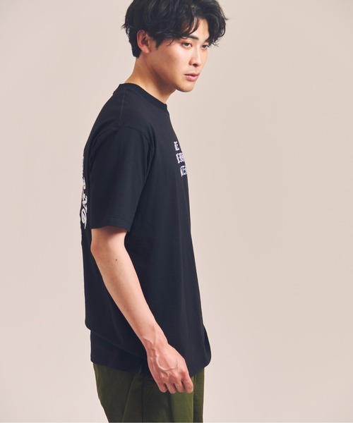 JACKROSE（ジャックローズ）の「B-TRS-Lips&Tongue サークル・刺繍/SSTEE（Tシャツ/カットソー・メンズ・ホワイト/ブラック・XL/L/M）」の6枚目の写真