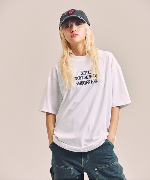 JACKROSE（ジャックローズ）の「B-TRS-Lips&Tongue サークル・刺繍/SSTEE（Tシャツ/カットソー・メンズ・ホワイト/ブラック・XL/L/M）」の22枚目の写真