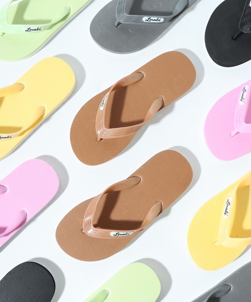 ☆Valentino☆セール! ループ プリント キャンバス サンダル セール】Locals COMBINATION SLIPPA(サンダル)|Locals