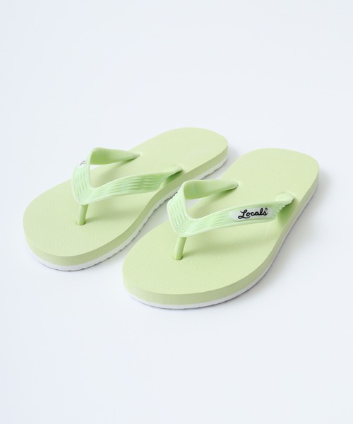 Locals（ローカルズ）の「Locals COMBINATION SLIPPA（サンダル・レディース・ブラウン/グレー×ホワイト/ライトグリーン/ブラック×ホワイト/ベージュ/イエロー/ピンク・27cm/24cm/22cm/25cm/26cm/28cm）」の11枚目の写真