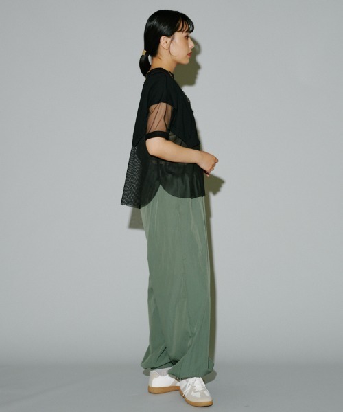 terrace（テラス）の「バリアスディテールカットプルオーバー（Tシャツ/カットソー・レディース・ブラック/カーキ/オフホワイト・MEDIUM）」の22枚目の写真