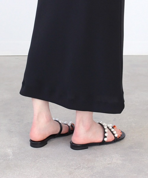 Dhyana.（ディアナドット）の「【Dhyana.】パールサンダル（サンダル・レディース・ブラック/ライトベージュ/ダークネイビー・23.5cm/24.5cm/22.5cm）」の19枚目の写真