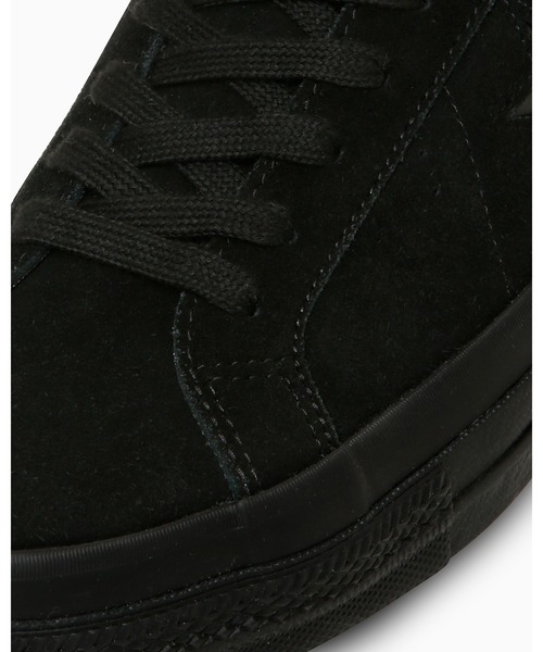 CONVERSE(コンバース)の「ONE STAR SUEDE / ワンスター スエード(スニーカー・メンズ・ブラック×ブラック・8.5/9/8/4/4.5/5.5/7.5/7/5/6.5/10.5/9.5)」の3枚目の写真