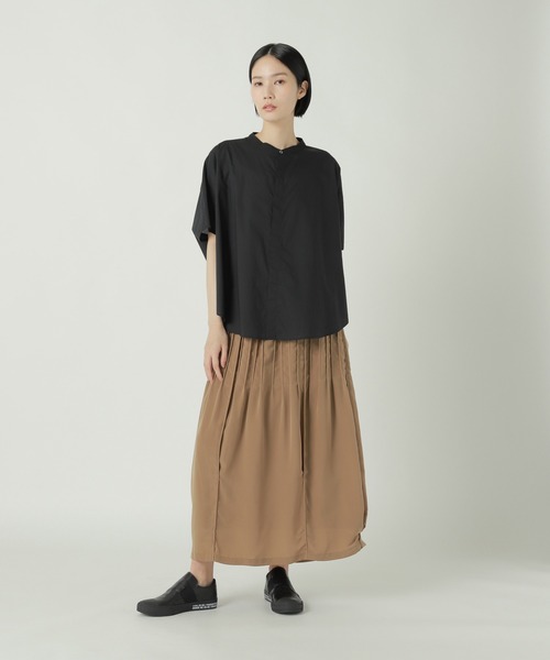 ZUCCa（ズッカ）の「PEデシン / スカート / S（スカート・レディース・ブラック/ライトブラウン・M size）」の5枚目の写真