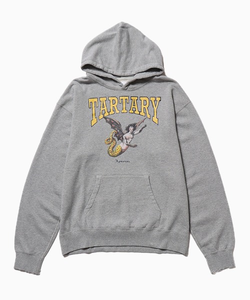 DIET BUTCHER（ダイエットブッチャー）の「DIET BUTCHER/ダイエットブッチャー Vintage hoodie 「Harpy」 フーディー（パーカー・メンズ・ネイビー/バーガンディー/グレー・1/2/3）」の4枚目の写真