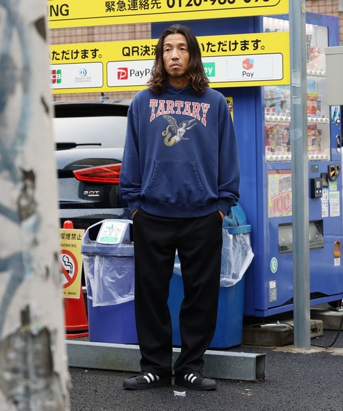DIET BUTCHER（ダイエットブッチャー）の「DIET BUTCHER/ダイエットブッチャー Vintage hoodie 「Harpy」 フーディー（パーカー・メンズ・ネイビー/バーガンディー/グレー・1/2/3）」の16枚目の写真