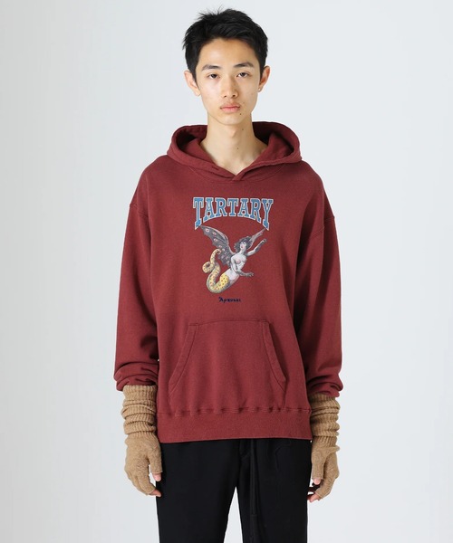 DIET BUTCHER（ダイエットブッチャー）の「DIET BUTCHER/ダイエットブッチャー Vintage hoodie 「Harpy」 フーディー（パーカー・メンズ・ネイビー/バーガンディー/グレー・1/2/3）」の18枚目の写真