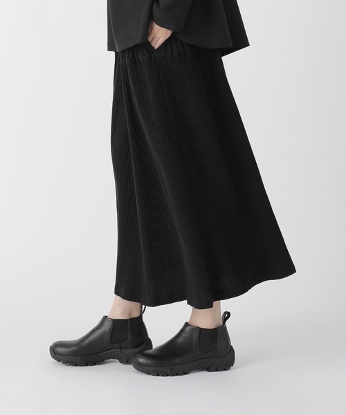 Plantation（プランテーション）の「(H)BIZEN MELANGE WAVE / スカート / (O)（スカート・レディース・ブラック/ライトグレー・M size）」の3枚目の写真