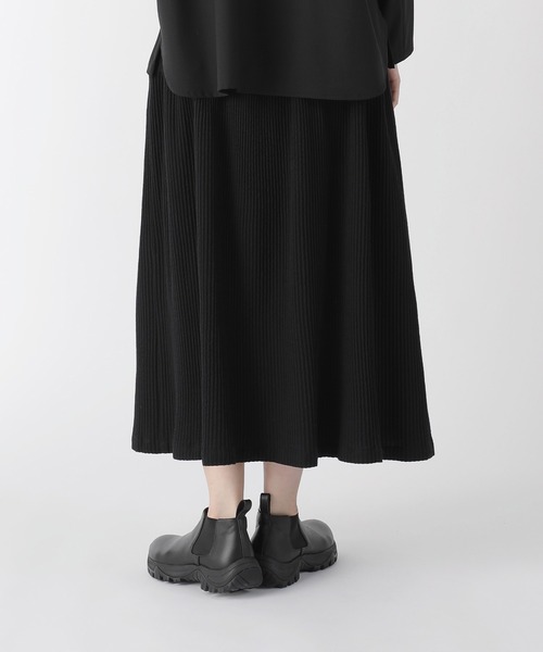 Plantation（プランテーション）の「(H)BIZEN MELANGE WAVE / スカート / (O)（スカート・レディース・ブラック/ライトグレー・M size）」の4枚目の写真