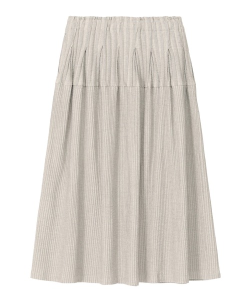 616t*美品 プランテーション Bizenパーツストレッチパネル スカート