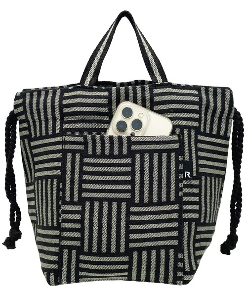 ROOTOTE(ルートート)の「LT.デリ.エスニックパターン-A(トートバッグ・レディース・ブラック系その他/ベージュ系その他・FREE)」の8枚目の写真