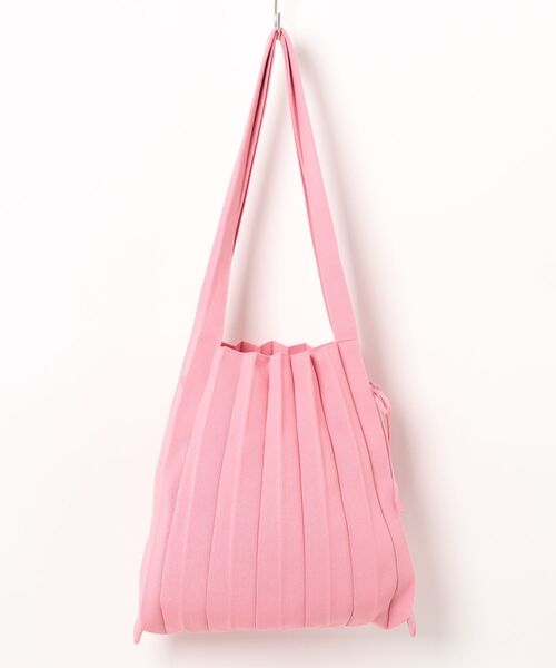 JOSEPH AND STACEY（ジョセフアンドステイシー）の「ラッキープリーツニット(M)（トートバッグ・レディース・ライトブルー/ブラック/ダークパープル/グリーン/アクア/ライトホワイト/ウッド/ライム/モスグリーン/ベージュ/グリーン系その他2/ネイビー/ダークブルー/ラベンダー/ベビーピンク/ライラック/レッド/ダークグレー/ライトパープル/イエロー/ダークグリーン/グリーン系その他・M）」の21枚目の写真