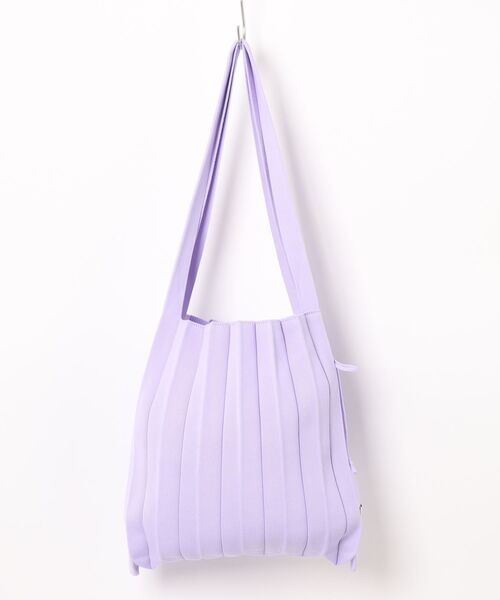 JOSEPH AND STACEY（ジョセフアンドステイシー）の「ラッキープリーツニット(M)（トートバッグ・レディース・ライトブルー/ブラック/ダークパープル/グリーン/アクア/ライトホワイト/ウッド/ライム/モスグリーン/ベージュ/グリーン系その他2/ネイビー/ダークブルー/ラベンダー/ベビーピンク/ライラック/レッド/ダークグレー/ライトパープル/イエロー/ダークグリーン/グリーン系その他・M）」の19枚目の写真