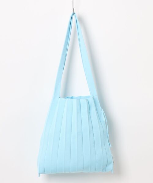 JOSEPH AND STACEY（ジョセフアンドステイシー）の「ラッキープリーツニット(M)（トートバッグ・レディース・ライトブルー/ブラック/ダークパープル/グリーン/アクア/ライトホワイト/ウッド/ライム/モスグリーン/ベージュ/グリーン系その他2/ネイビー/ダークブルー/ラベンダー/ベビーピンク/ライラック/レッド/ダークグレー/ライトパープル/イエロー/ダークグリーン/グリーン系その他・M）」の15枚目の写真