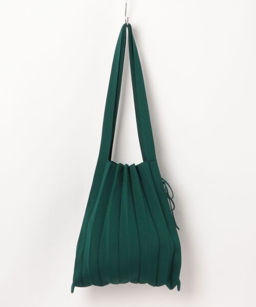 JOSEPH AND STACEY（ジョセフアンドステイシー）の「ラッキープリーツニット(M)（トートバッグ・レディース・ライトブルー/ブラック/ダークパープル/グリーン/アクア/ライトホワイト/ウッド/ライム/モスグリーン/ベージュ/グリーン系その他2/ネイビー/ダークブルー/ラベンダー/ベビーピンク/ライラック/レッド/ダークグレー/ライトパープル/イエロー/ダークグリーン/グリーン系その他・M）」の7枚目の写真