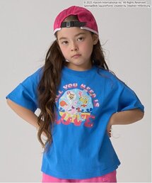 【防汚撥水】【スポンジ・ボブ】プリントTシャツ