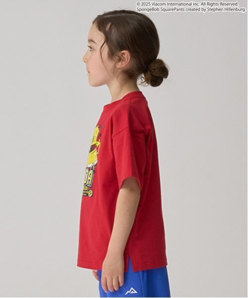 minimal（ミニマル）の「【防汚撥水】【スポンジ・ボブ】プリントTシャツ（Tシャツ/カットソー・キッズ・ホワイト/レッド/イエロー/ブルー・110cm/100cm/130cm/140cm/120cm）」の14枚目の写真