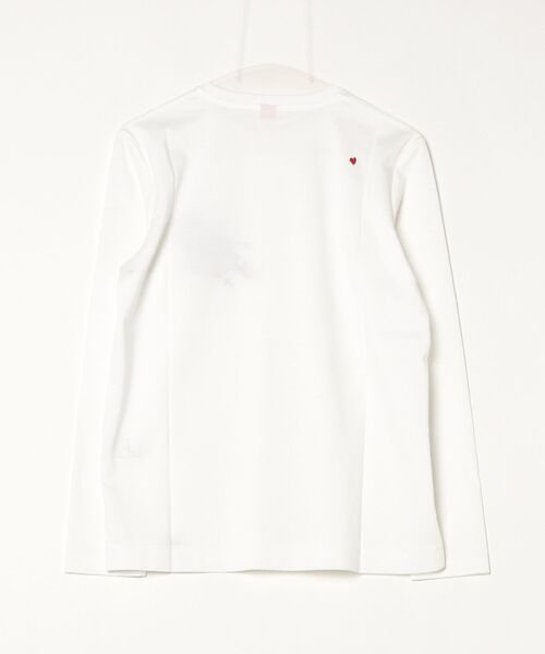 DOUBLE STANDARD CLOTHING（ダブルスタンダードクロージング）の「スーピーコットン ベア刺繍ロンT（Tシャツ/カットソー・レディース・オフホワイト/ブラウン・FREE）」の18枚目の写真