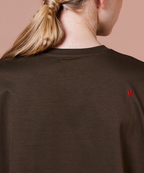 DOUBLE STANDARD CLOTHING（ダブルスタンダードクロージング）の「スーピーコットン ベア刺繍ロンT（Tシャツ/カットソー・レディース・オフホワイト/ブラウン・FREE）」の13枚目の写真