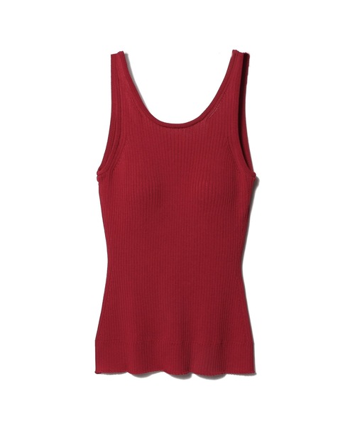 NICENICE MOMENT☆タンクトップ☆希少サイズ NICENICE MOMENT｜TANK TOP SHELL NNM03-2403-102｜美シルエット