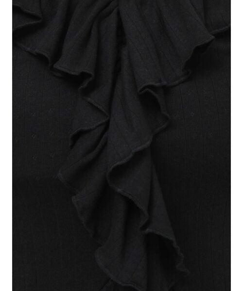 jouetie（ジュエティ）の「ラッフルフリルトップス 花柄（Tシャツ/カットソー・レディース・オフホワイト/ブラック/グレー・MEDIUM）」の22枚目の写真