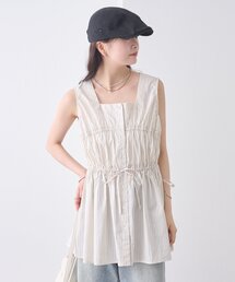 mystic | ストライプタンクブラウス(シャツ/ブラウス)