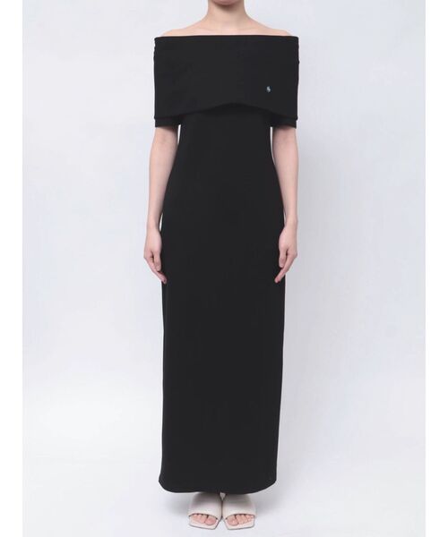 POLO BCS（ポロ ビーシーエス）の「【POLO BCSコラボ】オフショルワンピース（ワンピース・レディース・ブラック/ブラウン・SMALL/MEDIUM）」の3枚目の写真