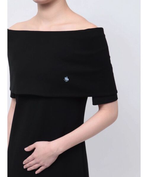 POLO BCS（ポロ ビーシーエス）の「【POLO BCSコラボ】オフショルワンピース（ワンピース・レディース・ブラック/ブラウン・SMALL/MEDIUM）」の7枚目の写真