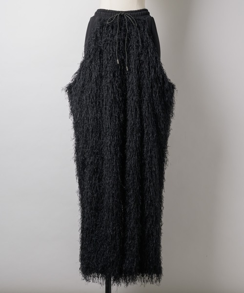 LA BELLE ETUDE（ラベルエチュード）の「BIGポケットボリュームフリンジパンツ（その他パンツ・レディース・ブルー/ブラック・1/0）」の17枚目の写真