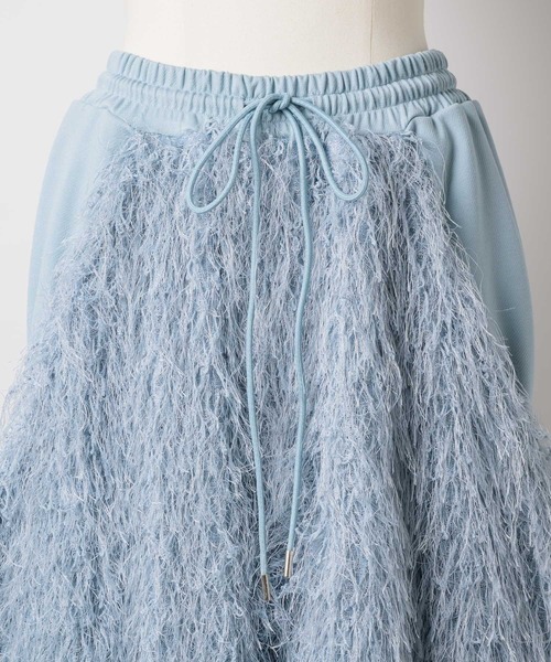 LA BELLE ETUDE（ラベルエチュード）の「BIGポケットボリュームフリンジパンツ（その他パンツ・レディース・ブルー/ブラック・1/0）」の21枚目の写真